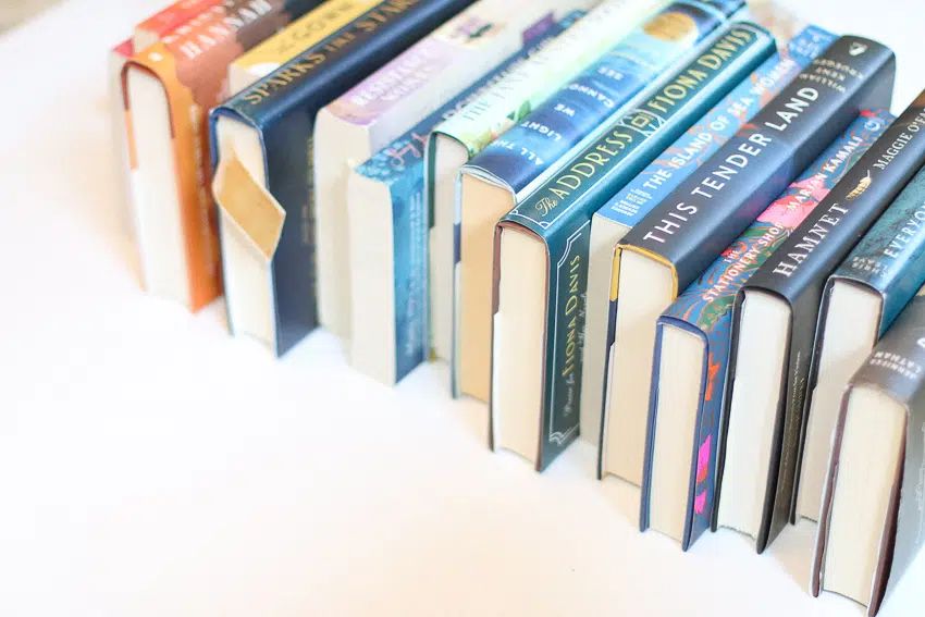 Books from various genres arranged together